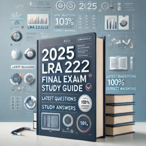 LRA 222 Final Exam