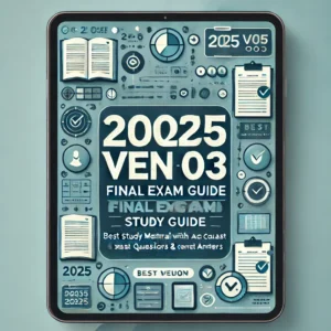 VEN 003 Final Exam