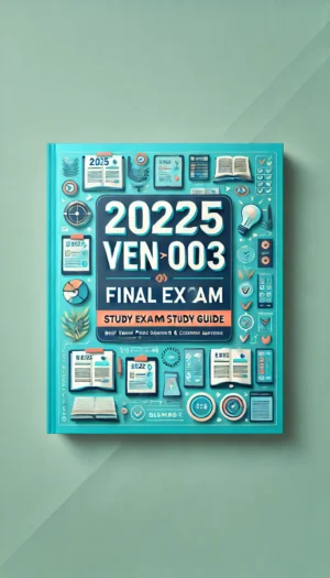 VEN 003 Final Exam