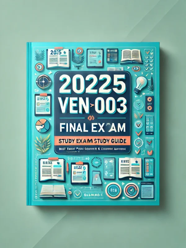 VEN 003 Final Exam