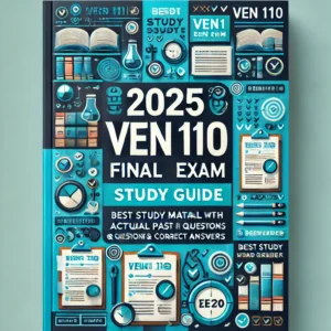 VEN 110 Final Exam