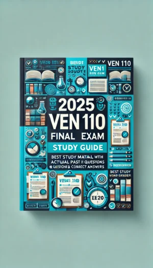 VEN 110 Final Exam