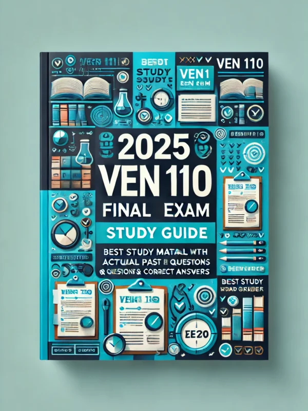 VEN 110 Final Exam