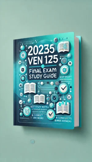 VEN 125 Final Exam