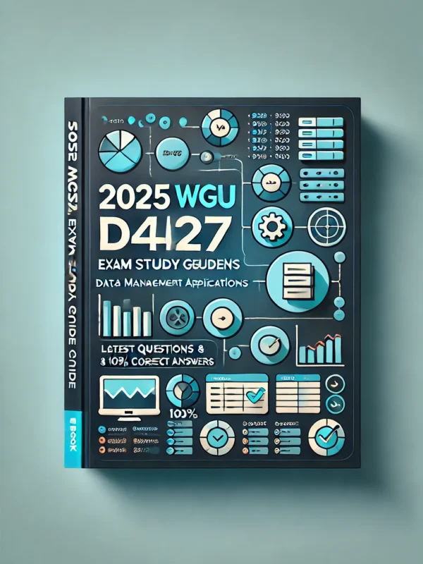 WGU D427/ D427 WGU Exam