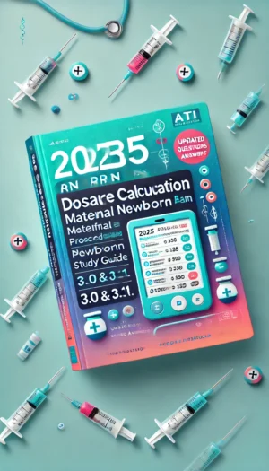 ATI RN Dosage Calculation Maternal Newborn Proctored Exam 3.0 & 3.1