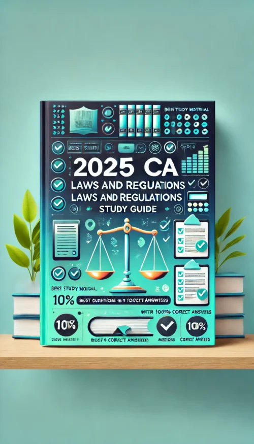 CA DPR Laws and Regulations Exam