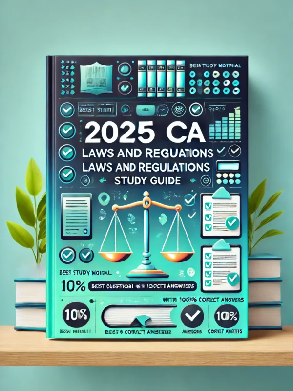 CA DPR Laws and Regulations Exam