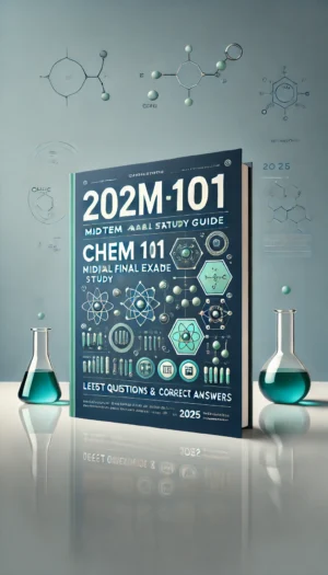 Chem 101 Midterm and Final Exam