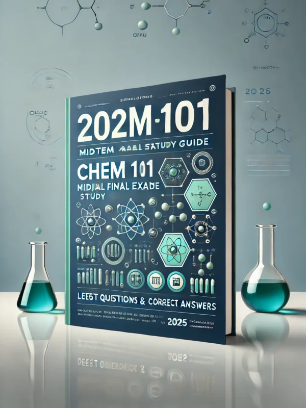 Chem 101 Midterm and Final Exam