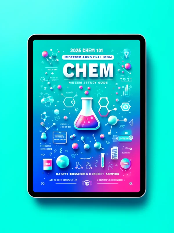 Chem 101 Midterm and Final Exam