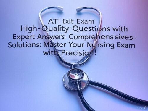 ATI Exit Exam High-Quality Questions