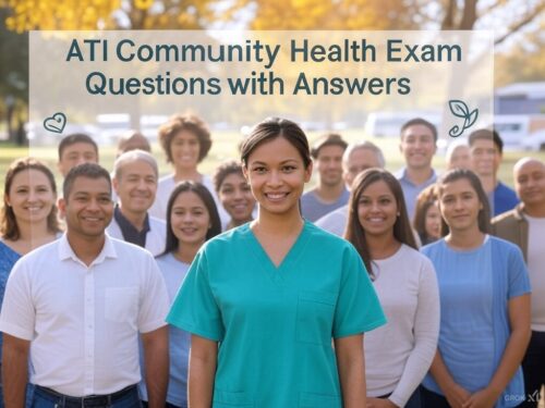 ATI Community Health Exam: Questions with Answers