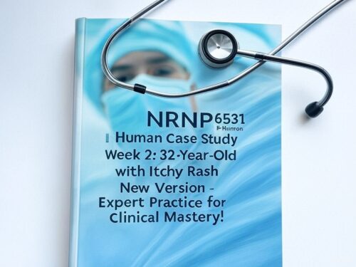 Excel in NRNP 6531 Week 2 with this i-Human case study of a 32-year-old with an itchy rash! Updated for 2025, it offers expert practice and solutions for clinical mastery—start now