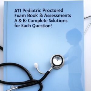 ATI PEDIATRIC PROCTORED EXAM Book & Assessments A & B Complete Solutions for Each Question