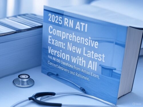 2025 RN ATI Comprehensive Predictor Exam New Latest Version with All 180 Questions from Actual Exam, Correct Answers and Rationale