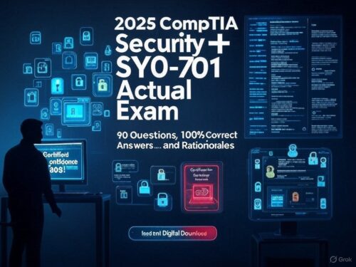 2025 COMPATIA Security + SYO 701 Actual Exam