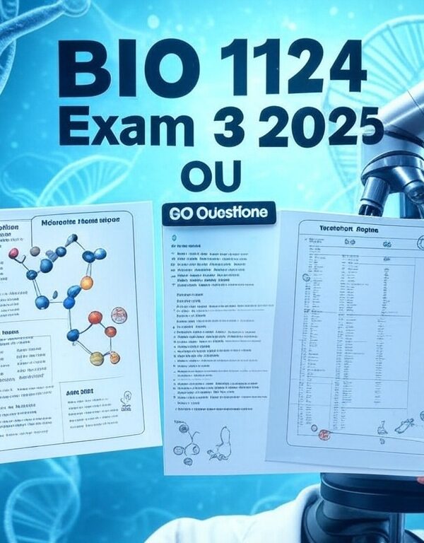 BIO 1124 Exam 3