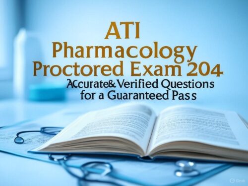 ATI Pharmacology Proctored Exam