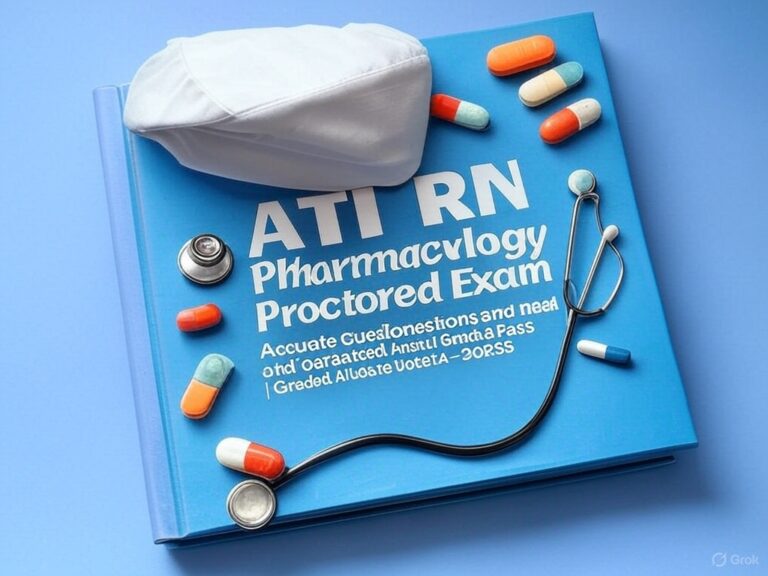 ATI RN Pharmacology Proctored Exam Accurate Questions and Detailed