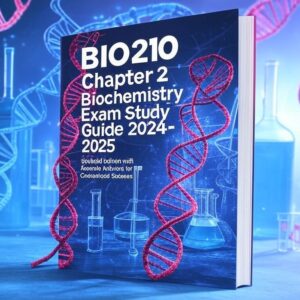 BIO 210 Biochemistry with this 2024-2025 Study Guide