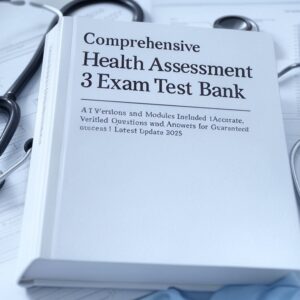 Comprehensive Health Assessment 3 Exam