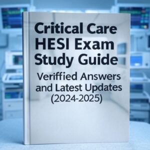 Critical Care HESI Exam