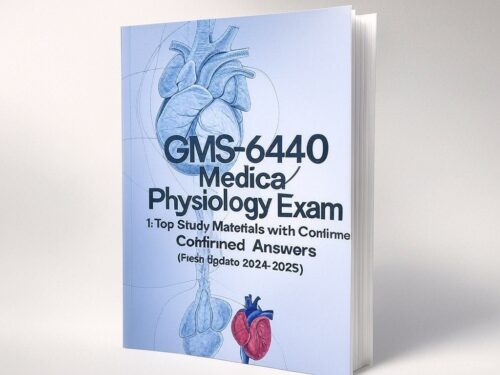 GMS-6440 Medical Physiology Exam 1
