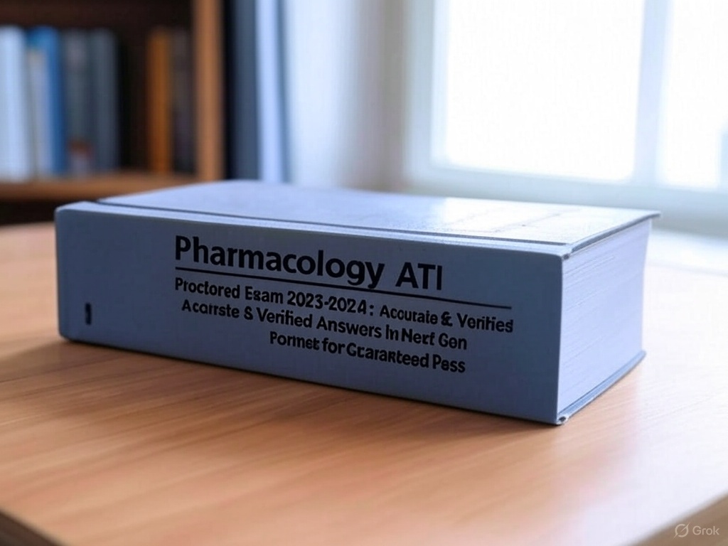 Pharmacology ATI Proctored Exam 2023-2024: Accurate & Verified Answers