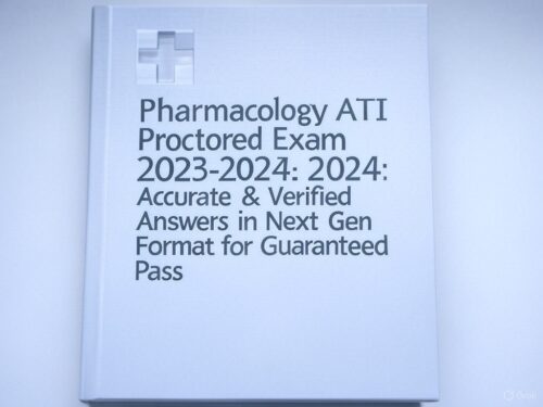 ATI Pharmacology Proctored Exam