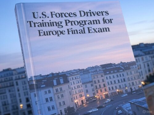 U.S. Forces Drivers Training Program for Europe Final Exam
