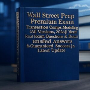Wall Street Prep Premium Exam