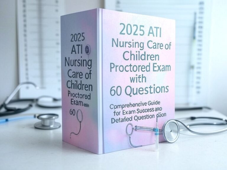 2025 ATI Nursing Care of Children Proctored Exam with 60 Questions ...