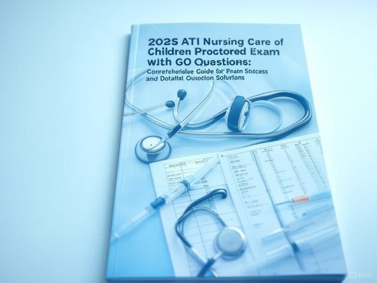 2025 ATI Nursing Care of Children Proctored Exam with 60 Questions ...