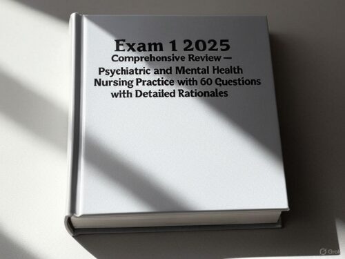 Exam 1 2025 Comprehensive Review