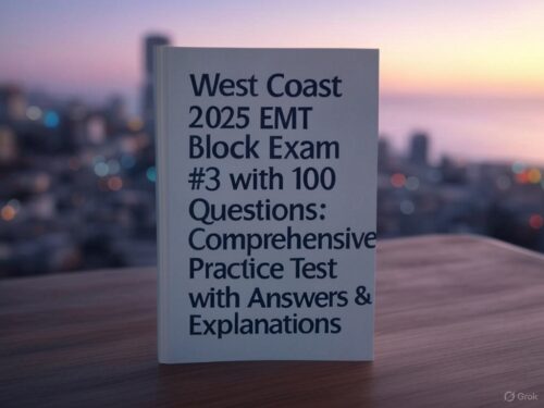 West Coast 2025 EMT Block Exam #3
