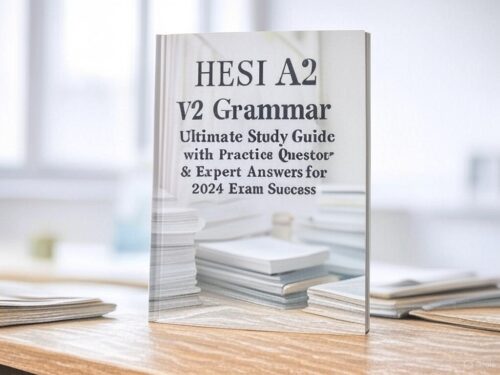 HESI A2 V2 Grammar section for 2024