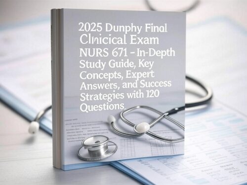 2025 Dunphy Final Clinical Exam (NURS 671)