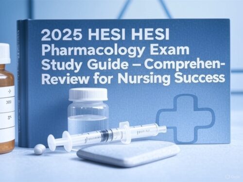 2025 HESI Pharmacology Exam