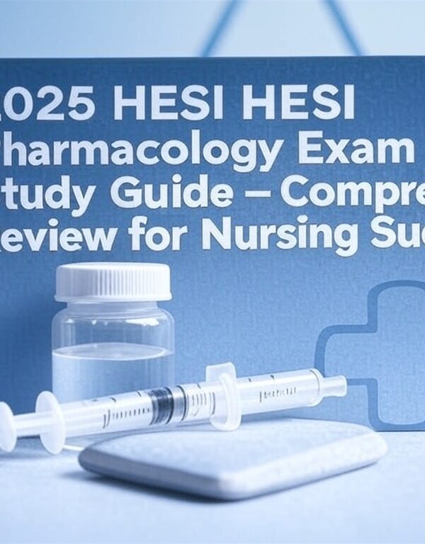 2025 HESI Pharmacology Exam