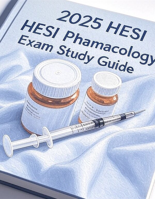 2025 HESI Pharmacology Exam