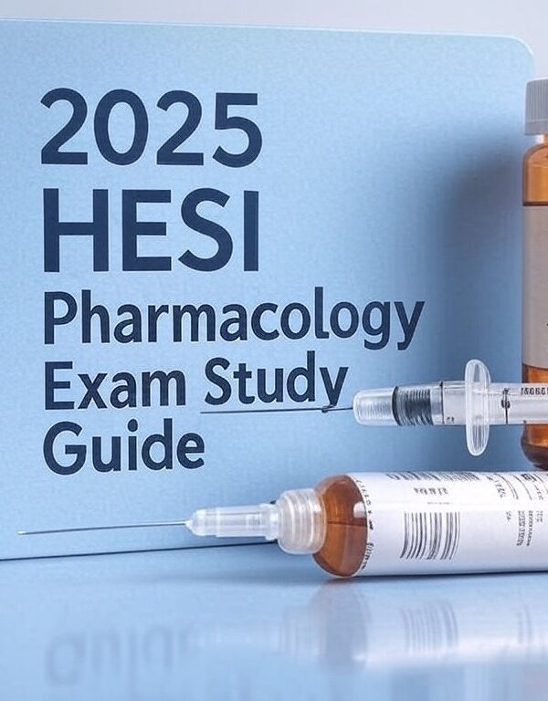 2025 HESI Pharmacology Exam