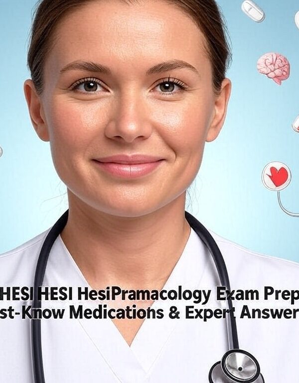 2025 HESI Pharmacology Exam