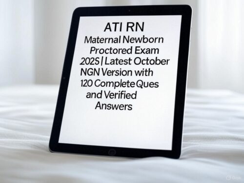 ATI RN Maternal Newborn Proctored Exam 2025