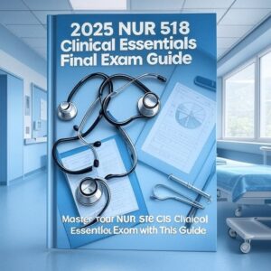 2025 NUR 518 Clinical Essentials Final Exam Guide