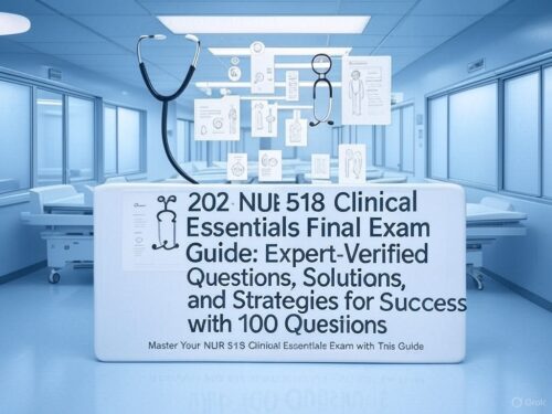 2025 NUR 518 Clinical Essentials Final Exam Guide
