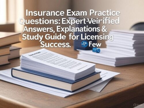Insurance Exam Practice Questions