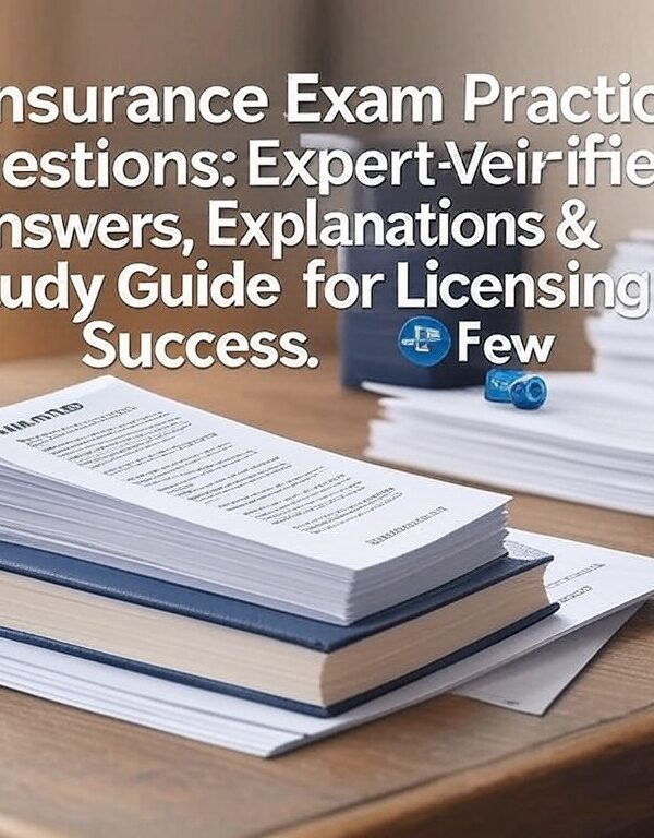 Insurance Exam Practice Questions