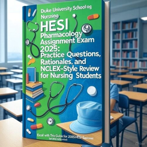Duke University School of Nursing HESI Pharmacology Assignment Exam