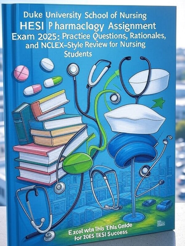 Duke University School of Nursing HESI Pharmacology Assignment Exam